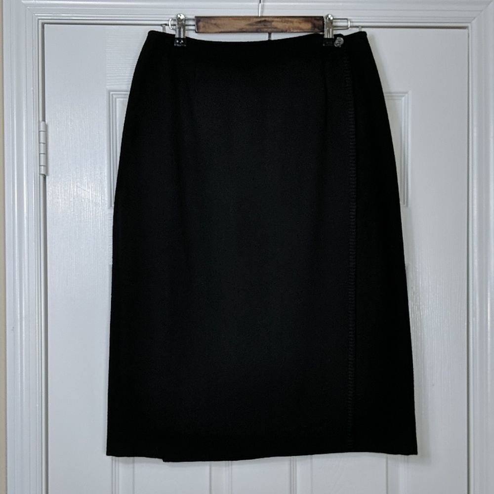 *Sold*Talbots Wool Blend Wrap Skirt - Picture 1 of 6